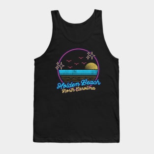 Holden Beach, North Carolina Seagull Sunrise Tank Top